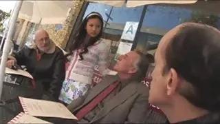 在一個色情照片會議上他媽的一個他媽的女孩